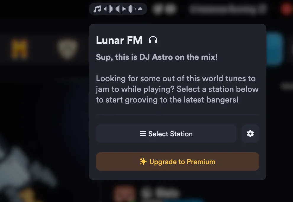 Lunar Client Minecraft integration